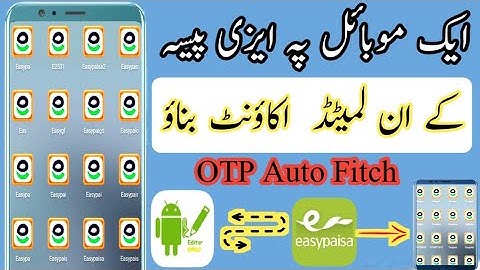 How To Create Unlimited Easypaisa Account one Device | Easypaisa App Ko Clone Karne Ka Tarika