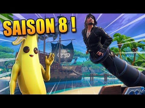 Vidéo: La Saison 8 De Fortnite Entre En Action Avec Des Canons Pirates Et Un Volcan