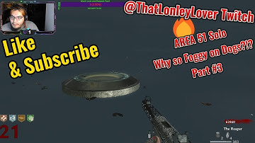 WAW Custom Zombies Solo▐ "AREA 51" Foggy Doggy!! Part #3 Finally