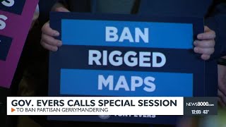 Evers calls special session aiming to ban partisan gerrymandering long-term