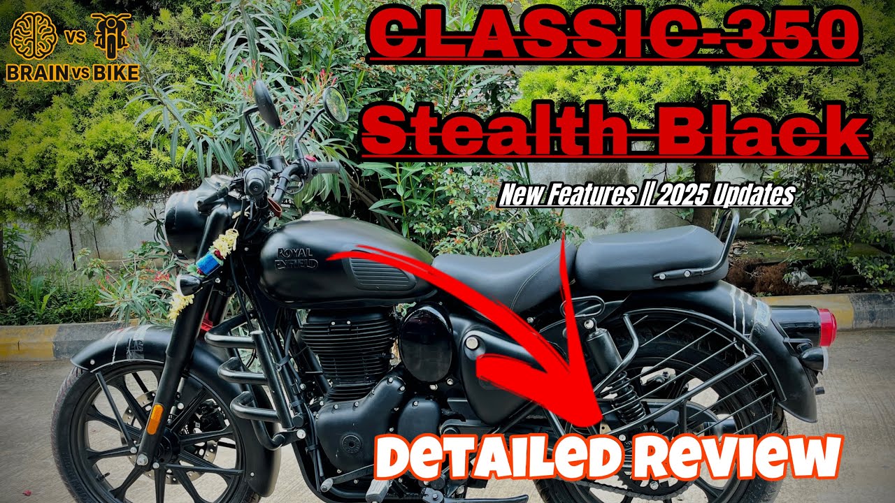 Royal Enfield classic 350 stealth Black 2025-New changes and on road price? 