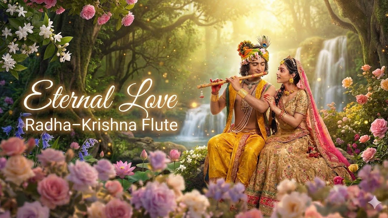 Eternal Love – Radha Krishna Romantic Flute Instrumental | Peaceful Music