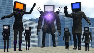 NEW TV WOMAN VS ALL TV MAN BOSSES!? Who Is Stronger In Garry's Mod?