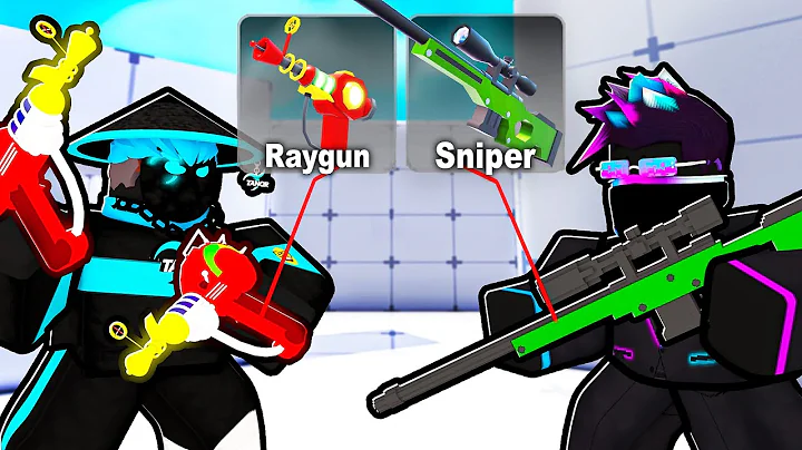 1v1ing Youtubers with RANDOM LOADOUTS in Roblox Rivals...