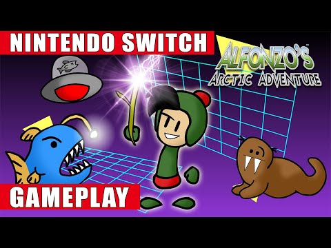 Alfonzo's Arctic Adventure Nintendo Switch Gameplay