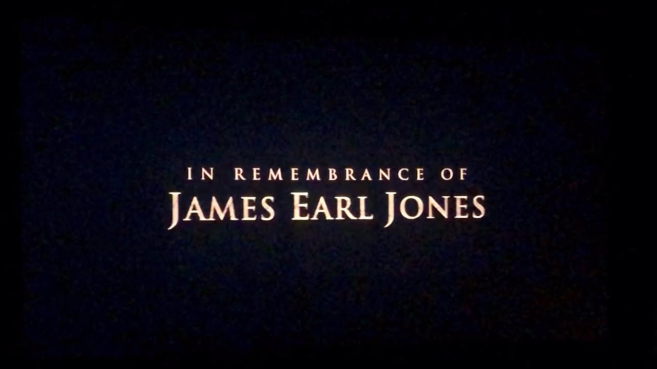 Opening and Closing Title Logo Card Mufasa The Lion King and ￼￼Tribute to James Earl Jones