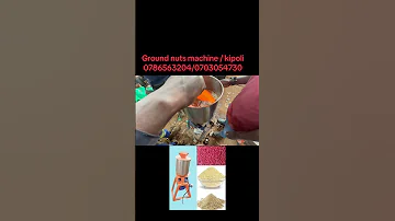 Ground Nuts Machine Machine Automobile EddyKenzo AfricaMachineryEquipment Alienskinug1 