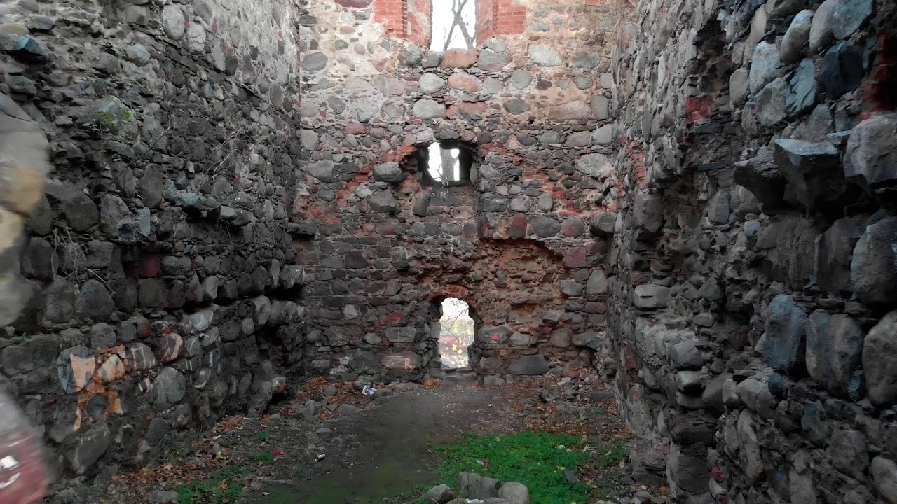 The ruins of Teutonic caste in Papowo Biskupie