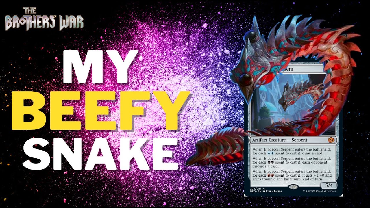 ⚫️🌳💧 Casting The Beefiest Snake - Blade Coil Serpent | Sultai Control Standard 2022