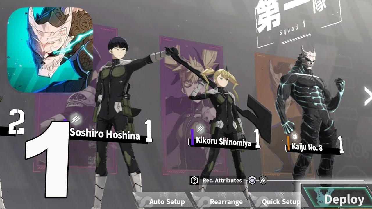 KAIJU NO. 8 THE GAME - Gameplay Walkthrough part 1 (iOS,Android)