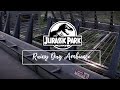 Jurassic Park | Velociraptor Paddock Rainy Day | Peaceful Ambience