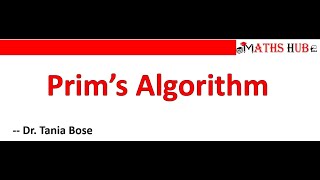 Minimum Spanning Tree using Prim's Algorithm (Tree Part-13)