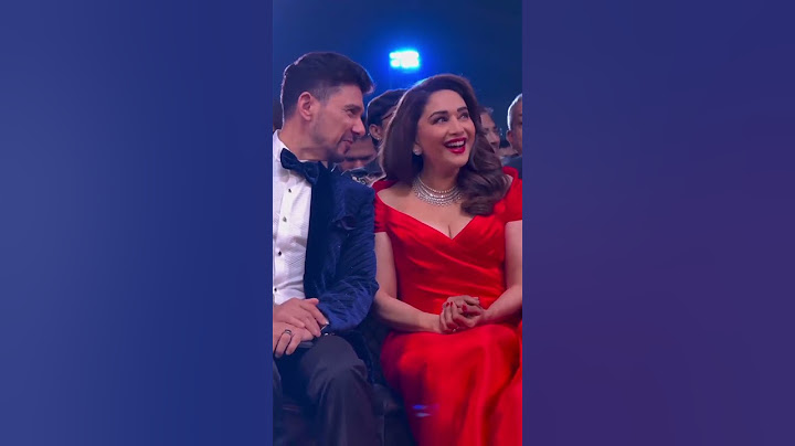 Madhuri Dixit with husband Dr Shriram Nene #madhuri #madhuridixitfilmfare