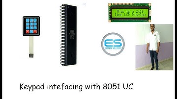 Chapter11- Keypad Interfacing with 8051 Micro Controller