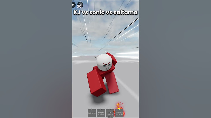 KJ vs sonic vs saitama || @deathgun_boblox