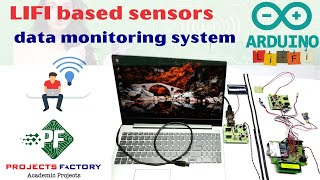 LIFI Based Sensors Data Monitoring System
