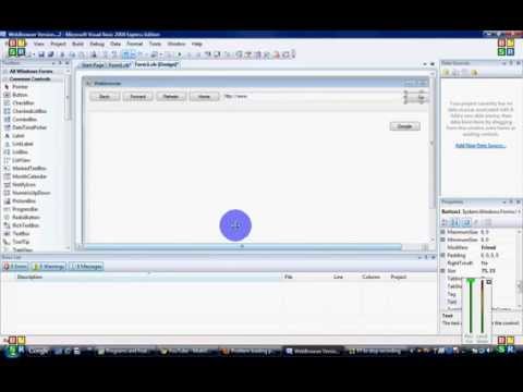 Create A Webbroswer Visual Basic 2008 Express Edition(CODES)