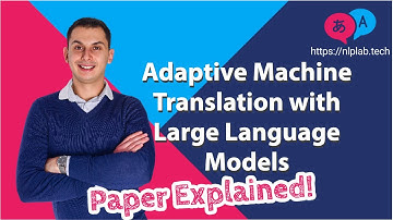 Adaptive Machine Translation with Large Language Models | Paper explained
