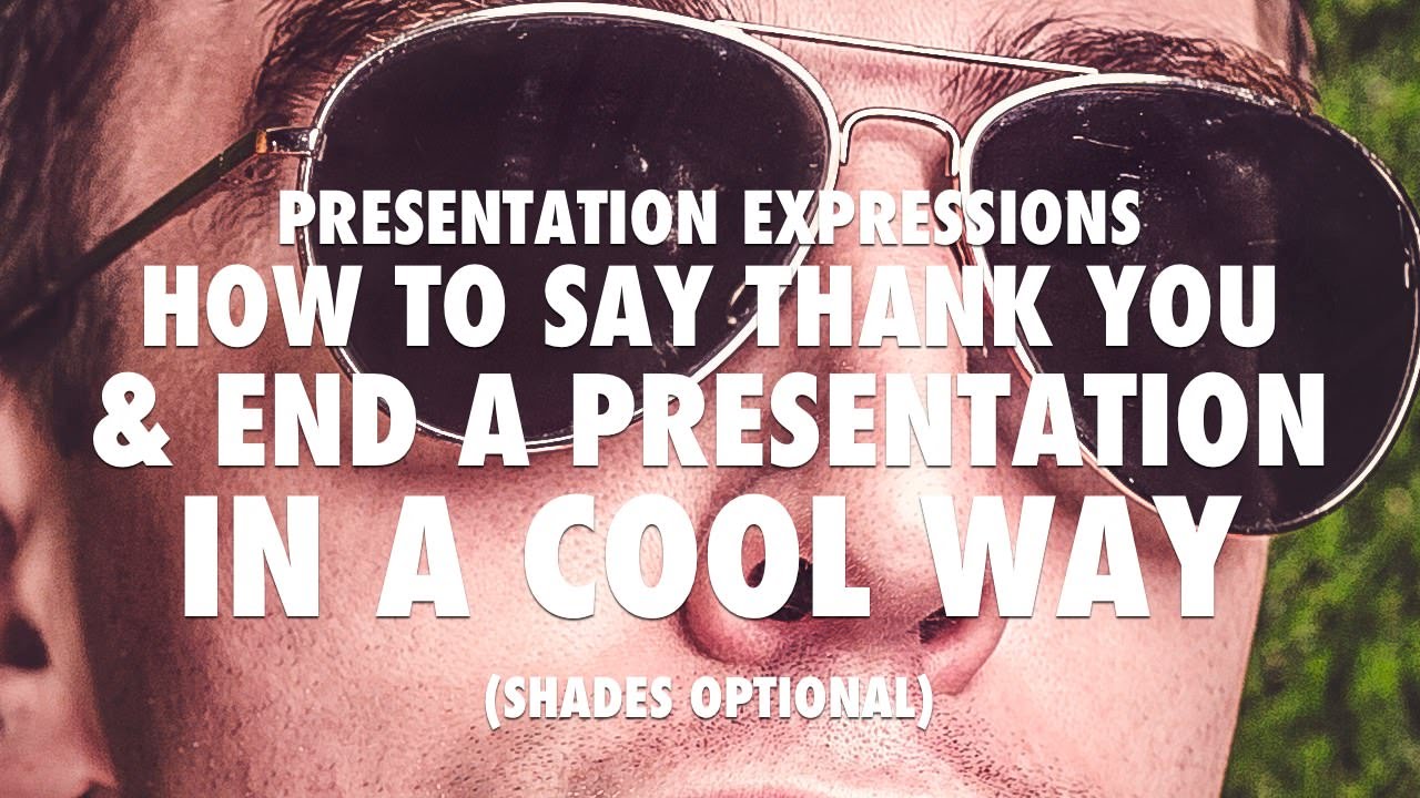 ending a presentation with thank you