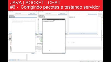 JAVA | SOCKET | CHAT #6 -  Corrigindo pacotes e testando servidor