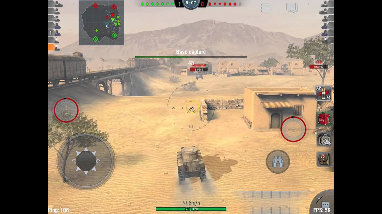 wotblitz T1 Cunningham 1 Kill Rank 3 - World of Tanks Blitz.