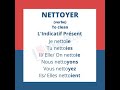 French verb nettoyer conjugation in the present tense