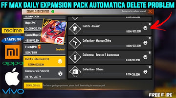 HOW TO FIXED EXPANSION PACK AUTOMATICA DELETE PROBLEM FREE FIRE MAX | ALL DEVICES | FREE FIRE MAX