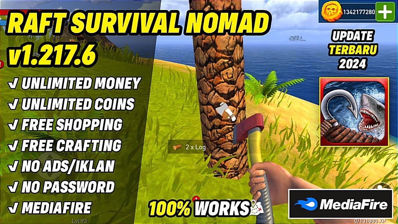 Raft Survival Ocean Nomad Mod Apk v1.217.6 Terbaru 2024 Unlimited