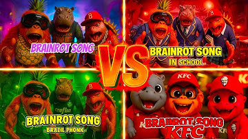 4 Brainrot Songs Enter… 1 Crown Leaves 😱👑 (Insane Battle!)