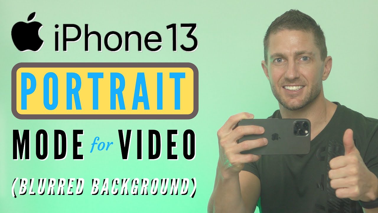 iPhone 13 Leaks - Portrait Video Mode AND How to Get Blurred Background on  iPhone X, 11 and 12 - YouTube