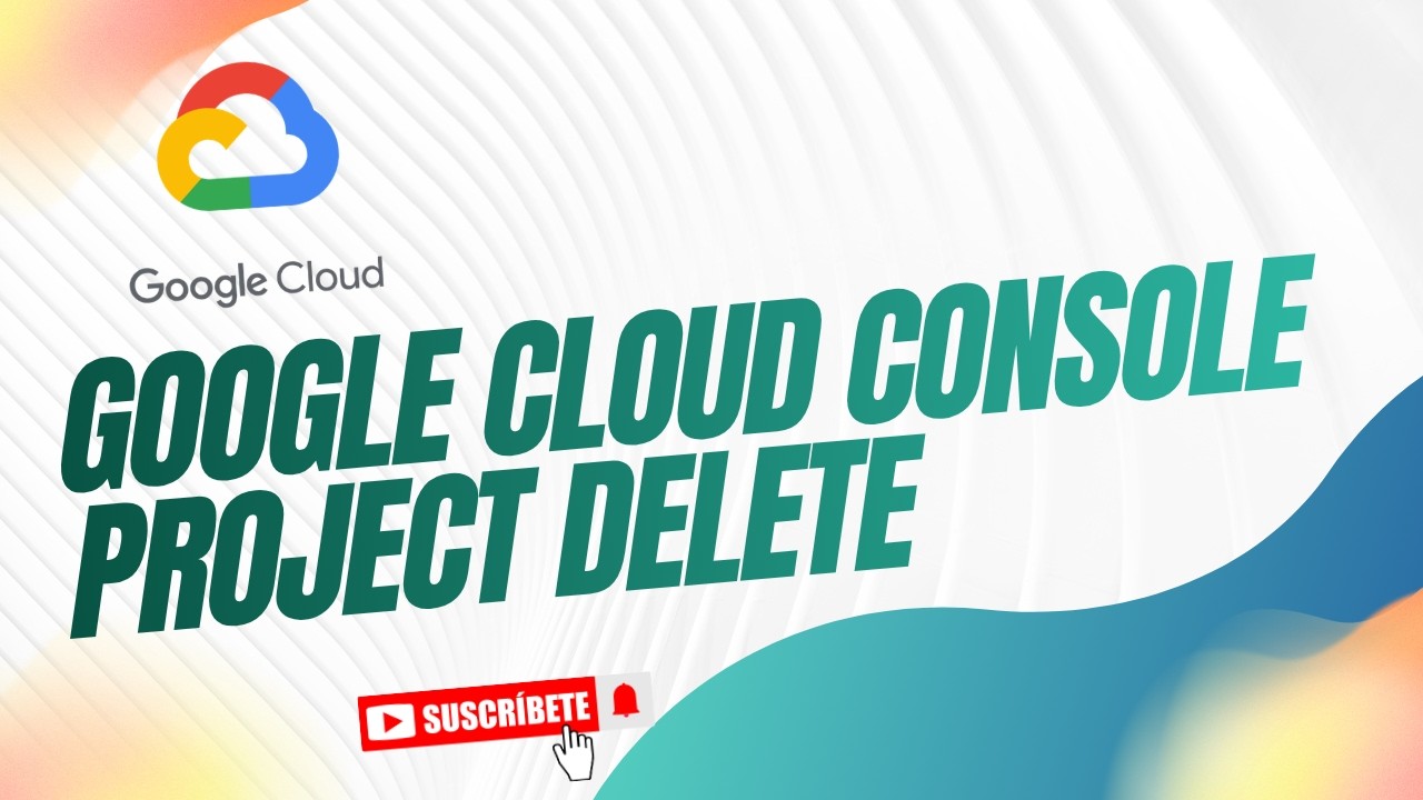 Google Cloud Console Project Delete - YouTube