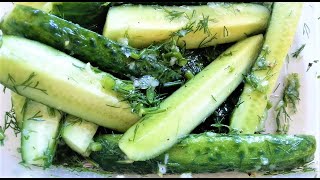 Кулинария с Лизой - Малосольные огурцы быстрого приготовления Кулинария с Лизой - Малосольные огурцы быстрого приготовления