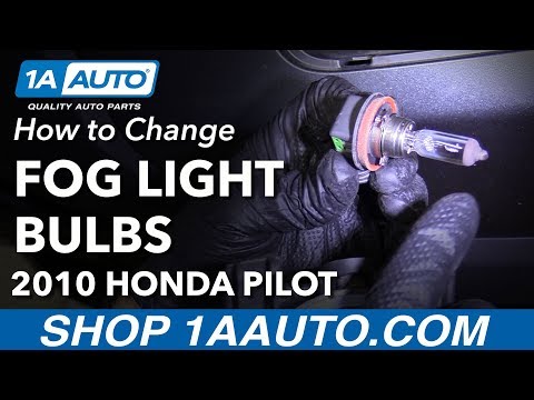 How to Change Fog Light Bulbs 09-15 Honda Pilot