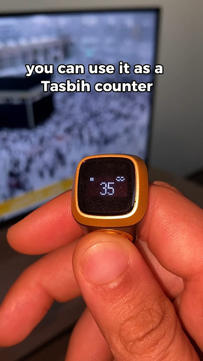 The first smart Tasbih counter ☝️ #islamicvideo #dhikr #muslimprayer #tasbih #deeneislam