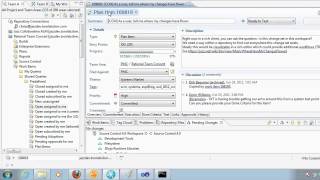 CLM 2012 Beta (RTC) - Locating change sets