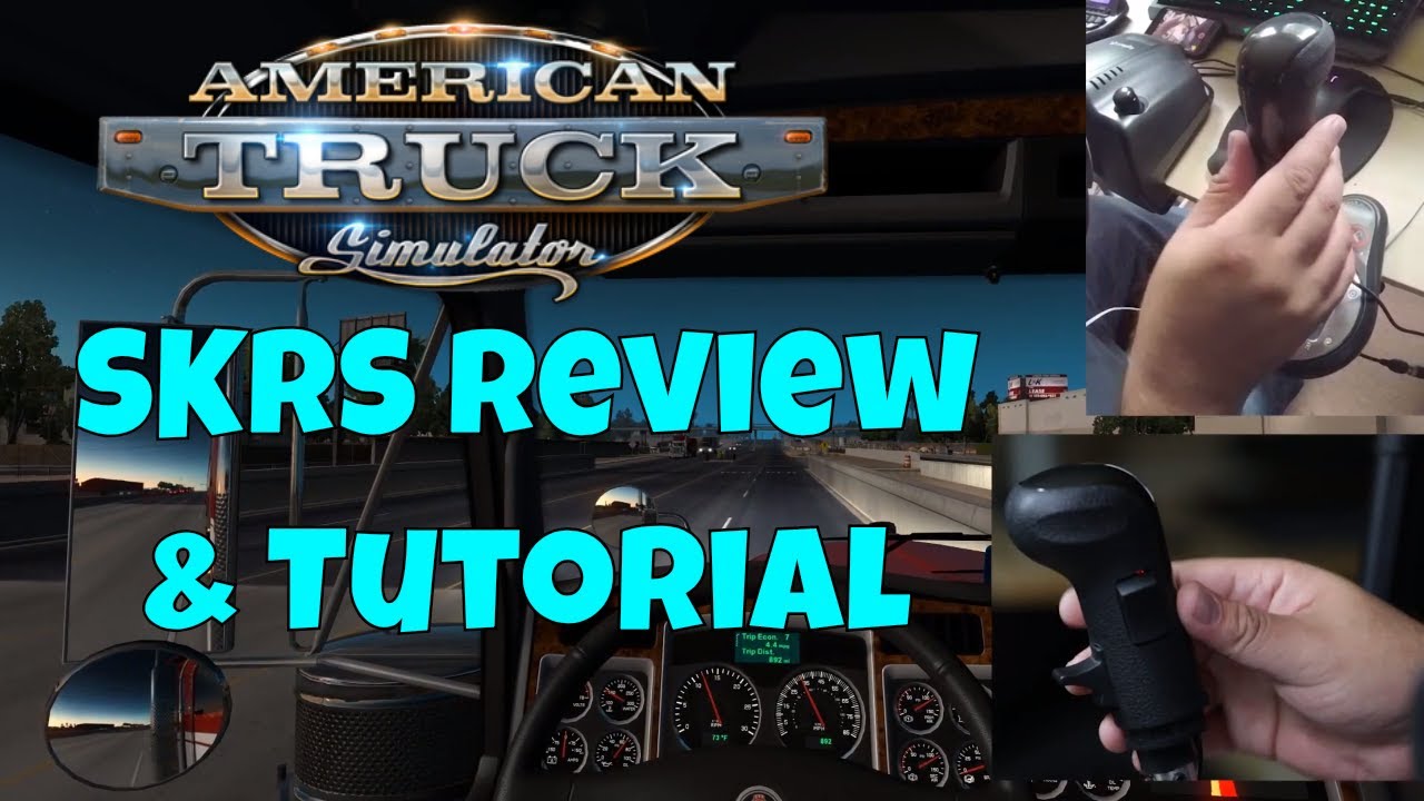 American Truck Simulator USB Game 13 Gear Shifter Knob 3 Switch Replacement  SKRS