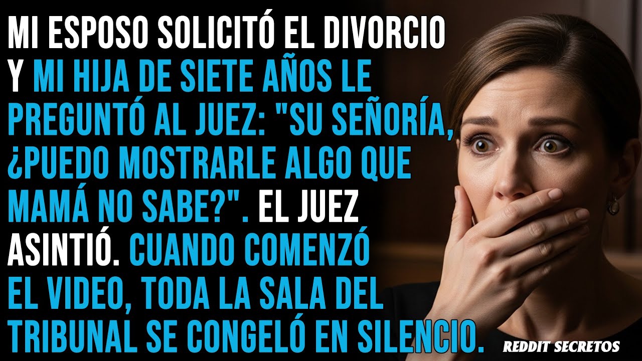 En mi audiencia de divorcio, mi hija reprodujo un video. Todos quedaron sorprendidos por lo que...