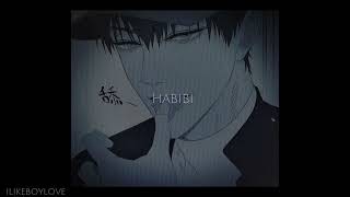 habibi + lyric (slowed) | capcut audio edit