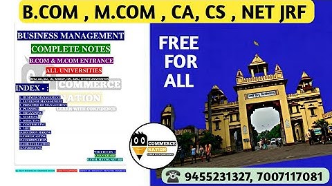 Free Notes For All Students || Business Management || Download Now || For Complete Course Join Now