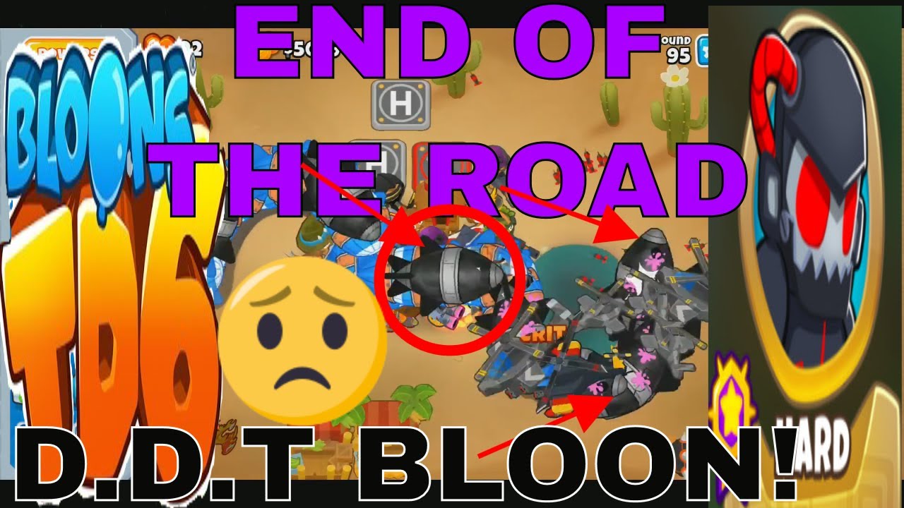 Bloons Td 6 End Of The Road Map On Hard Btd 6 Gameplay Walkthrough Youtube - btd map roblox
