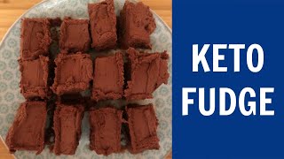Keto Fudge Recipe | Easy 5 Ingredient Low Carb Dessert