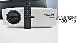 VIVIBRIGHT F30 Pro Beamer - Kabelloser FullHD Projector für Smartphone & Gaming - Moschuss.de