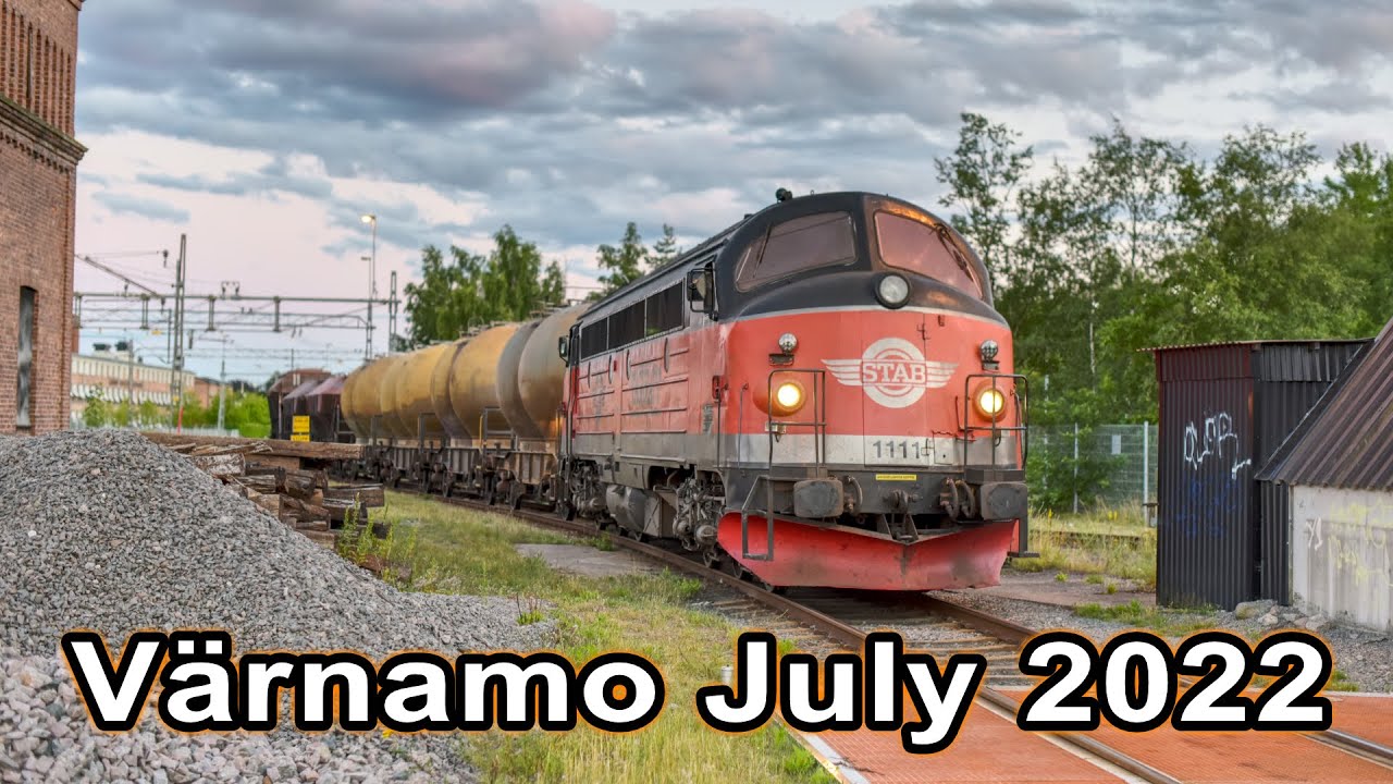 Trains in Sweden // Värnamo July 2022