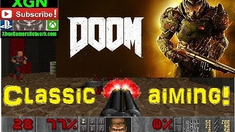 Doom Classic weapon pose centered aiming gameplay during Doom 2XP weekend