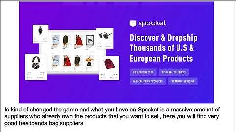 How to create an online store with Wix and Spocket