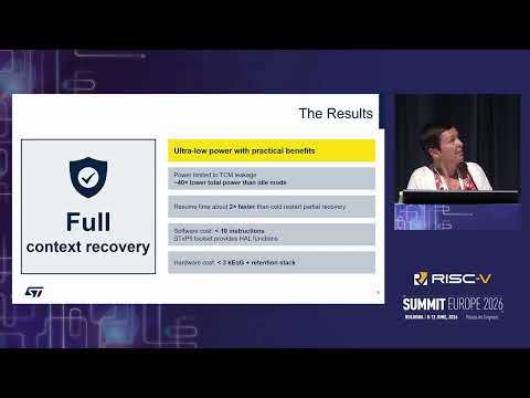 Ultra Low Power RISC-V Core Retention with Warm Restart Extension | Anne Merlande