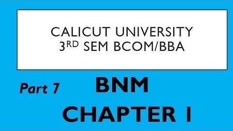 Calicut university |3rd sem| BCom |Basic numerical method 1stchapter#bnm#3rdsem#calicutuniversity
