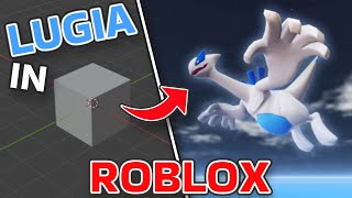 Making Lugia from Pokemon in Blender! - ROBLOX