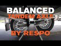 Balanced tandem axle by respo