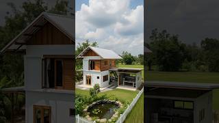 [EP9_DL2] Modern White House with &amp; Outdoor Kitchen | บ้านสองชั้น มีบ่อปลาและครัวแยก #PTKMasterBuild